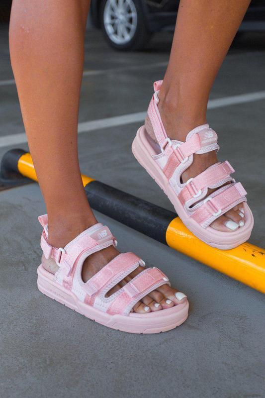 new balance sandals pink