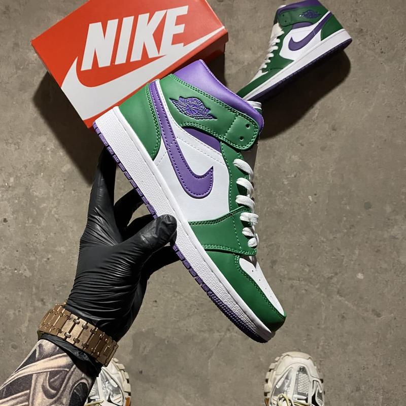 nike air jordan 1 mid incredible hulk