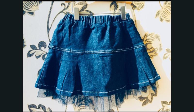 Итальянская джинсовая юбка на девочку 10 лет