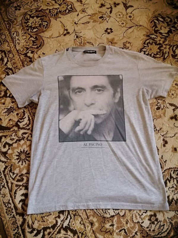 Dolce gabbana al pacino t shirt hot sale