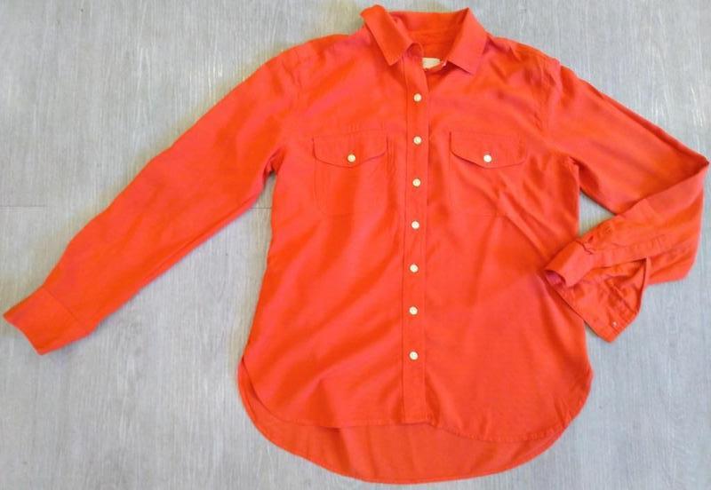 Блуза-рубашка  ann taylor loft. размер xs/s.