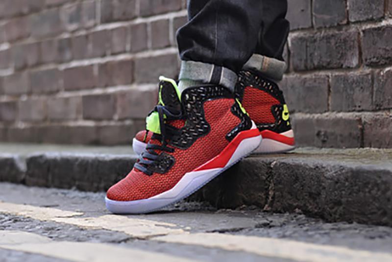 Jordan spike hot sale 40 red