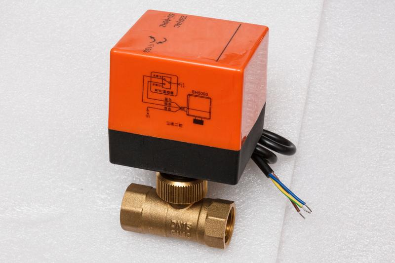 Кран Шаровый с электроприводом 220В (G1/2\"Dn15) коммутация 3-2 - 450 ...