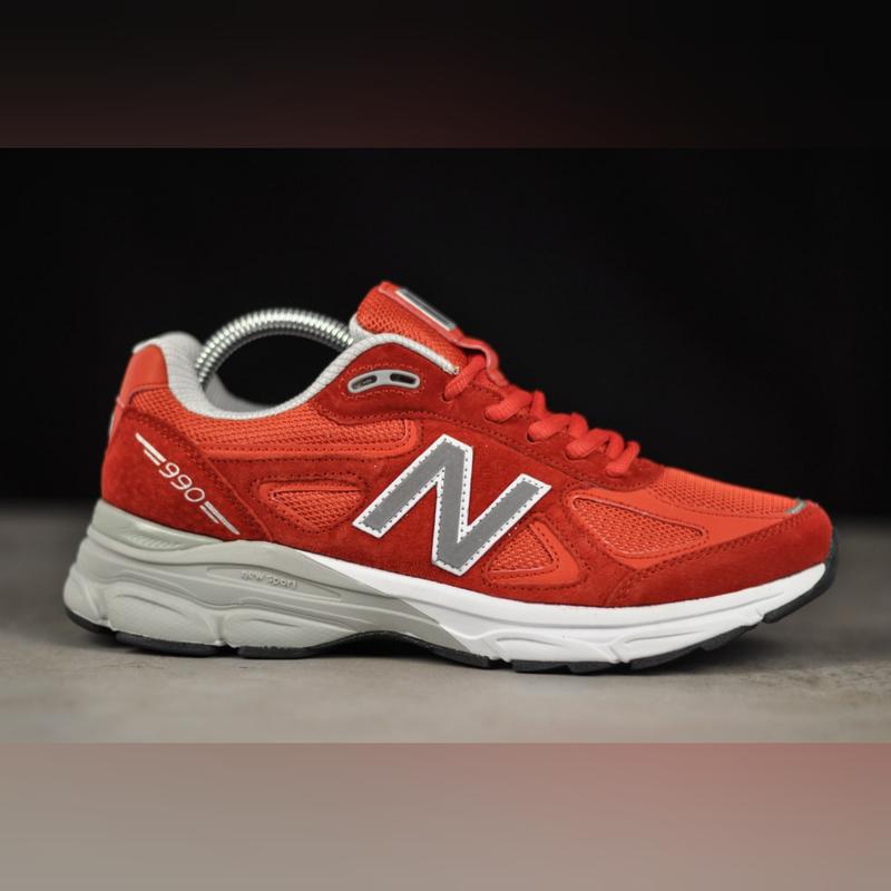 all red new balance 990