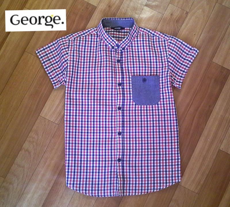 Рубашка тениска george 8-9лет 128-135см