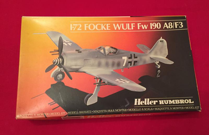 Модель самолёта Focke-Wulf FW-190 A8/F3. Heller-Humbrol 1:72 - купить ...