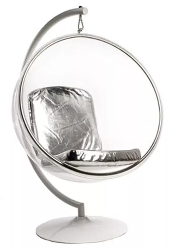 Подвесное прозрачное кресло bubble chair