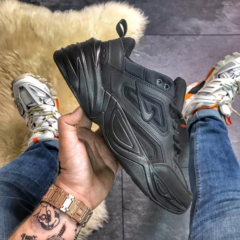 nike tekno triple black