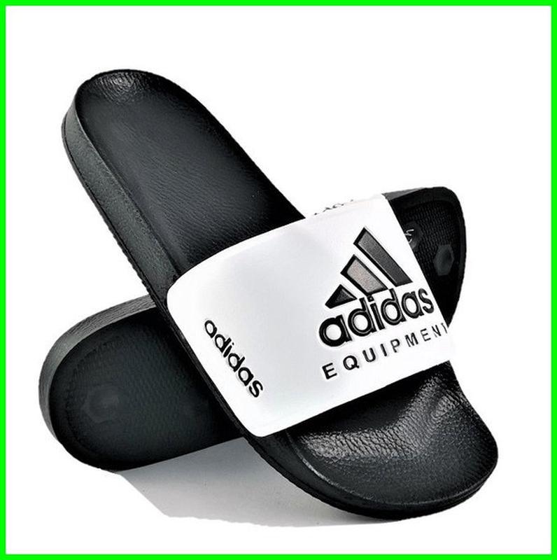 Шлепанцы адидас тапочки сланцы adidas белые: цена 650 грн - купить ...