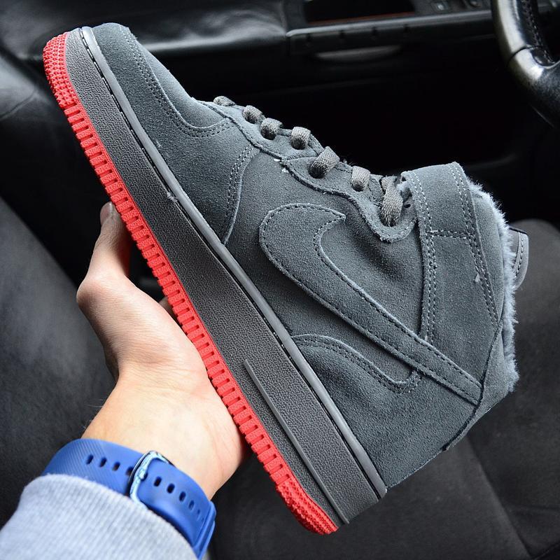 nike air force winter grey high
