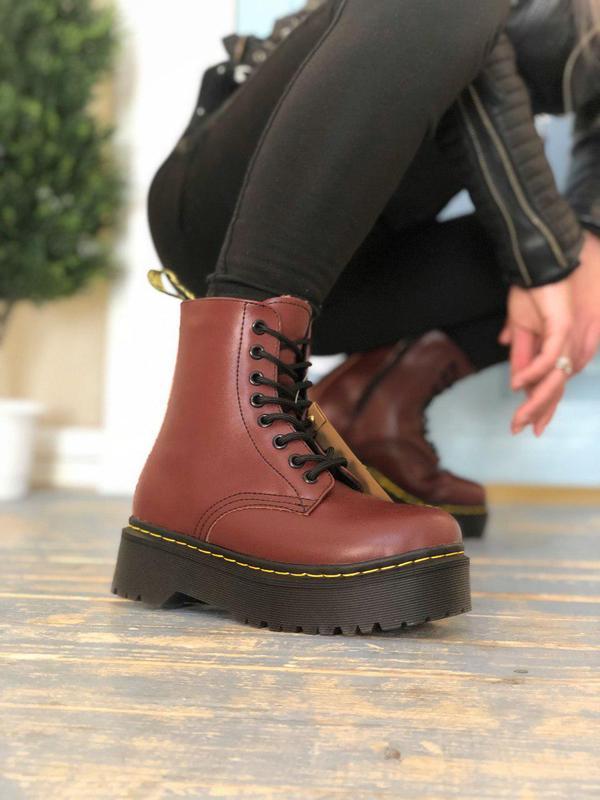 dr martens jadon red