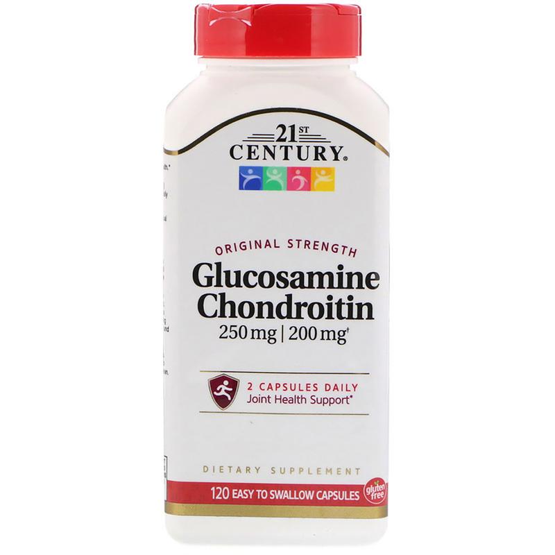 Глюкозамин & Хондроитин 250 мг/200 мг, 21st Century, Original ...