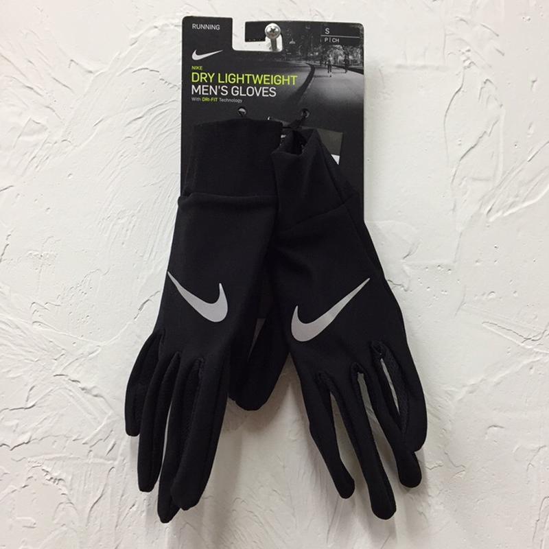nike men's lightweight tech running gloves