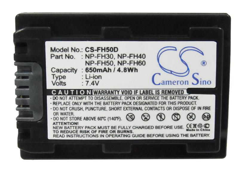 Batería Li-ion Para Sony Cyber-shot Dsc-hx1 Dcr-sr100 cr-hc51e Dcr-sr82 Dcr-hc96e 