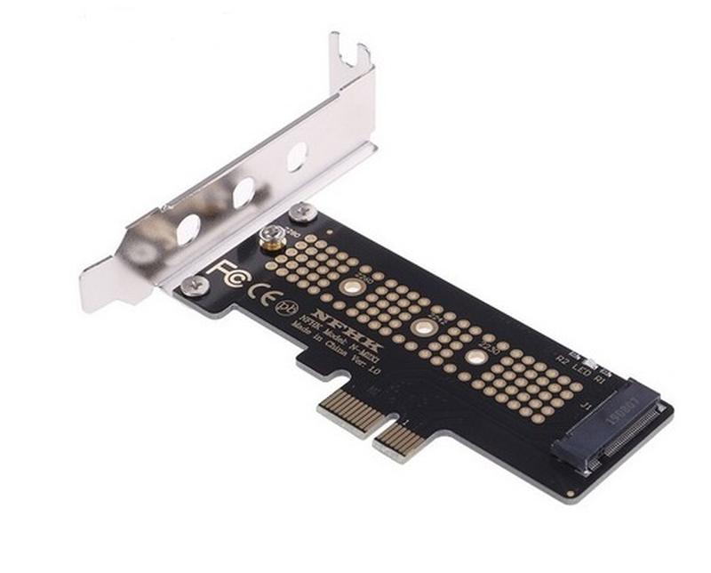 Переходник NFHK N-M2X1 для SSD M.2 NVMe to PCIExpress x1 до 80мм - 183 ...
