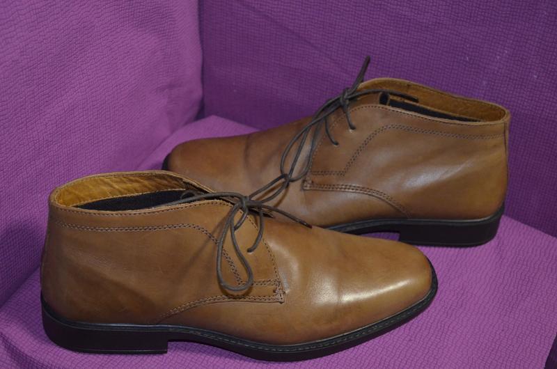Стильные качественные кожаные мужские ботинки