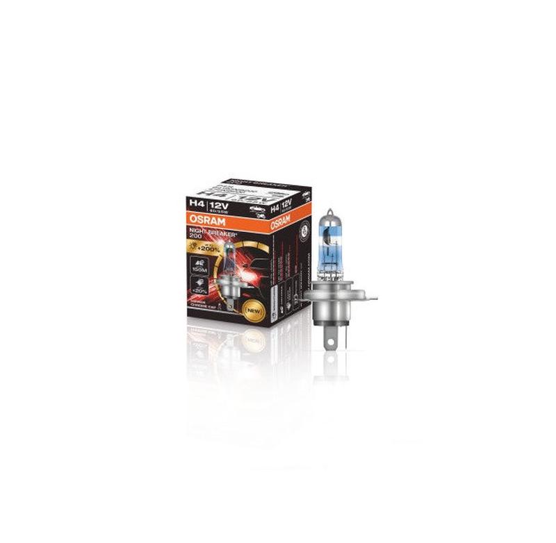 Osram night breaker 200 h4. Лампа Osram 64193nb200 h4 60/55 p43t (+200% света) Night Breaker 200 (1шт). Автолампа h4 (60/55) p43t+200% Night Breaker 200 4050к (евробокс, 2шт) 12v Osram.