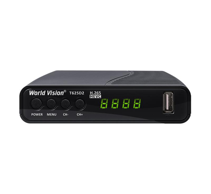Тюнер Т2 World Vision T625D2 HEVC: цена 570 грн - купить TV ресиверы и ...