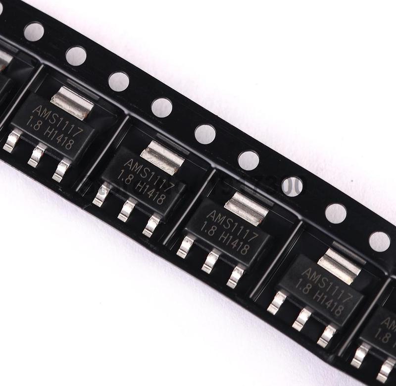 AMS1117-1.8 Микросхема Линейный Стабилизатор 1.8В 1А SMD SOT-223 - 2 ...