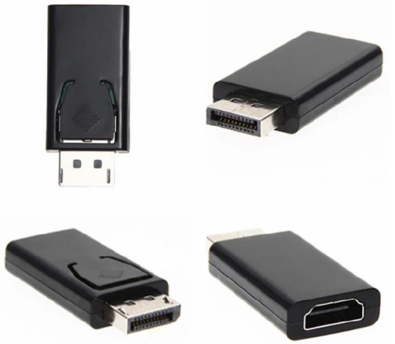 Переходник Displayport в HDMI, преобразователь адаптер DP в HD...: цена ...
