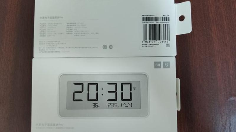 xiaomi mijia temperature and humidity electronic watch