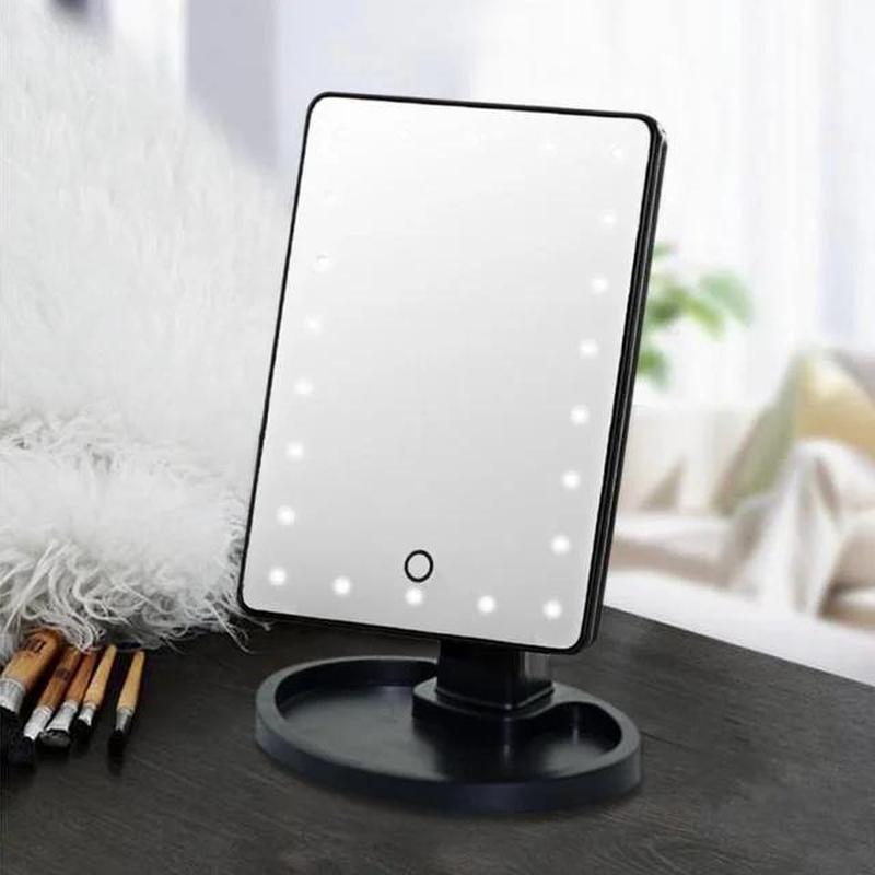 Зеркало с подсветкой для макияжа / Large Led Mirror Black: цена 387 грн ...
