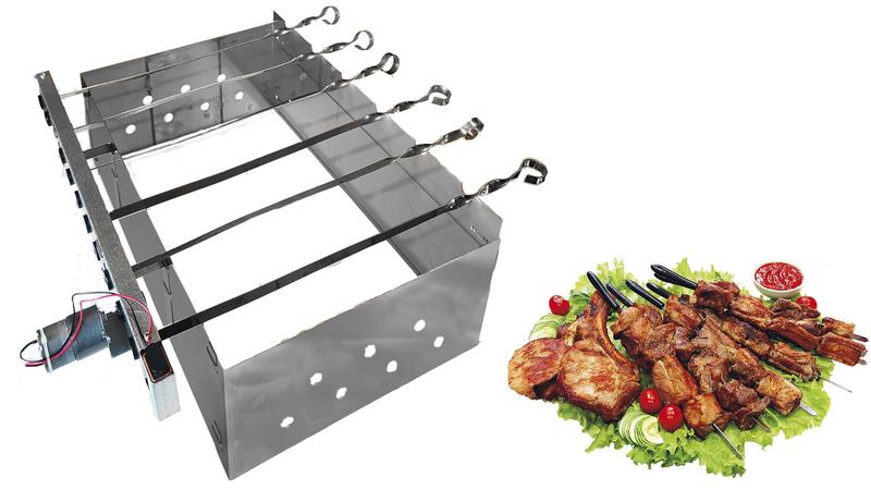 Шашлычница электрическая PicNic BBQ с разборным мангалом ленив ...