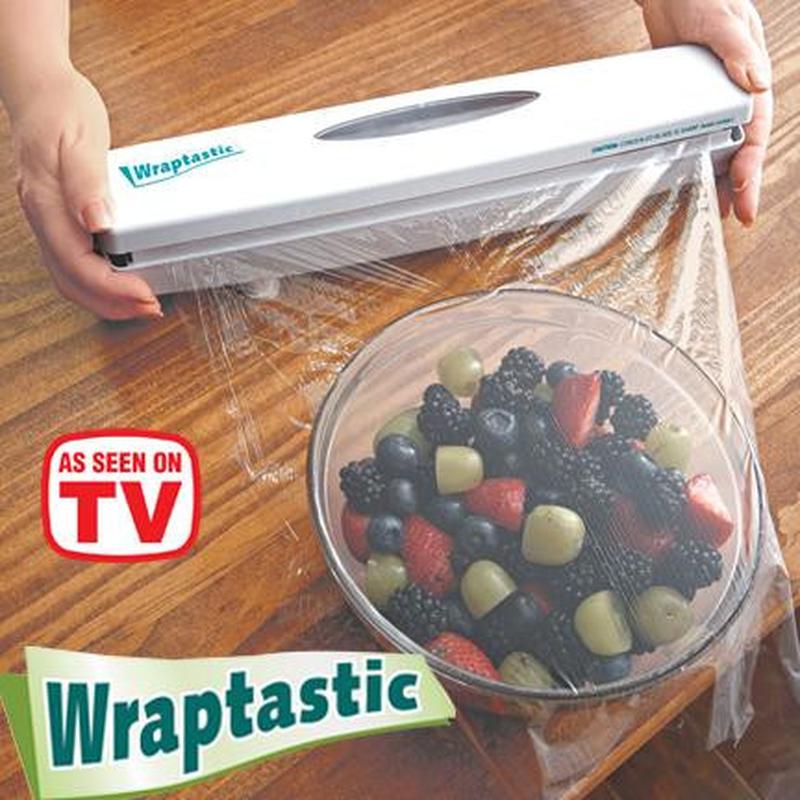 Диспенсер для хранения и разрезания пищевой пленки Wraptastic