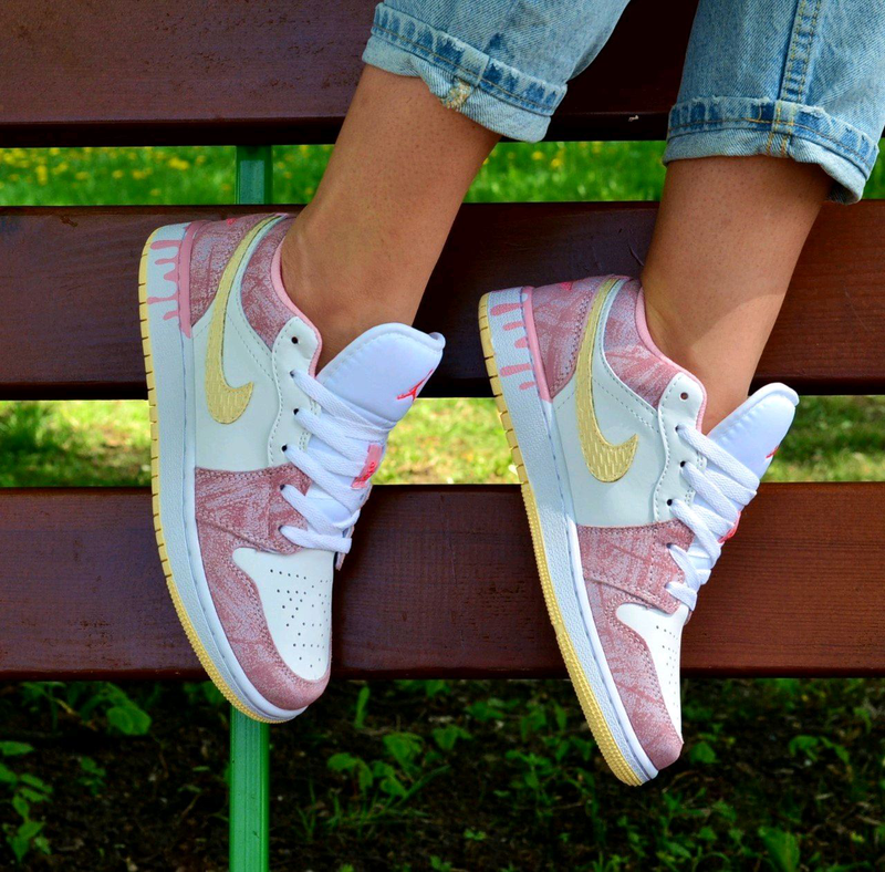 Nike Air jordan 1 Low Paint Drip GS ціна 1450 грн купити Кеди
