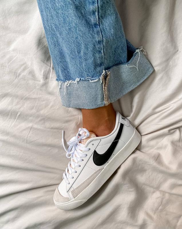 Zhenskie Muzhskie Krossovki Nike Blazer Low 77 Vintage White 1599 Kupit Na Izi