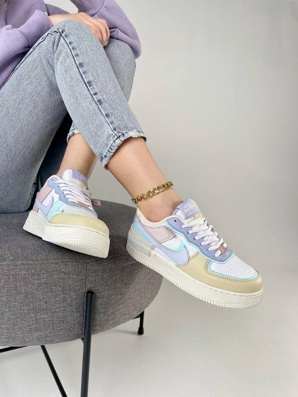 nike air force one shadow summit white glacier blue