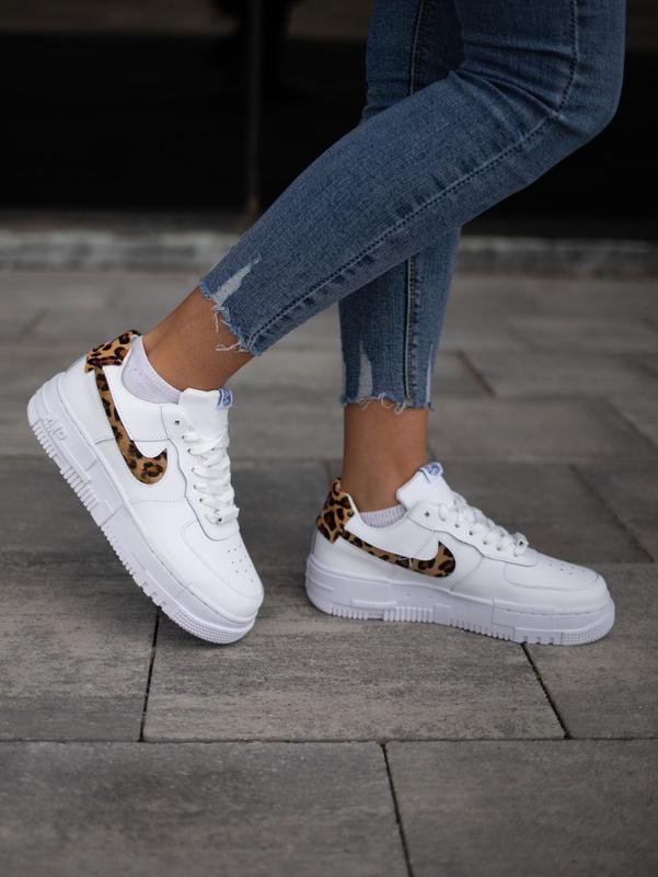 nike air force 1 white leopard