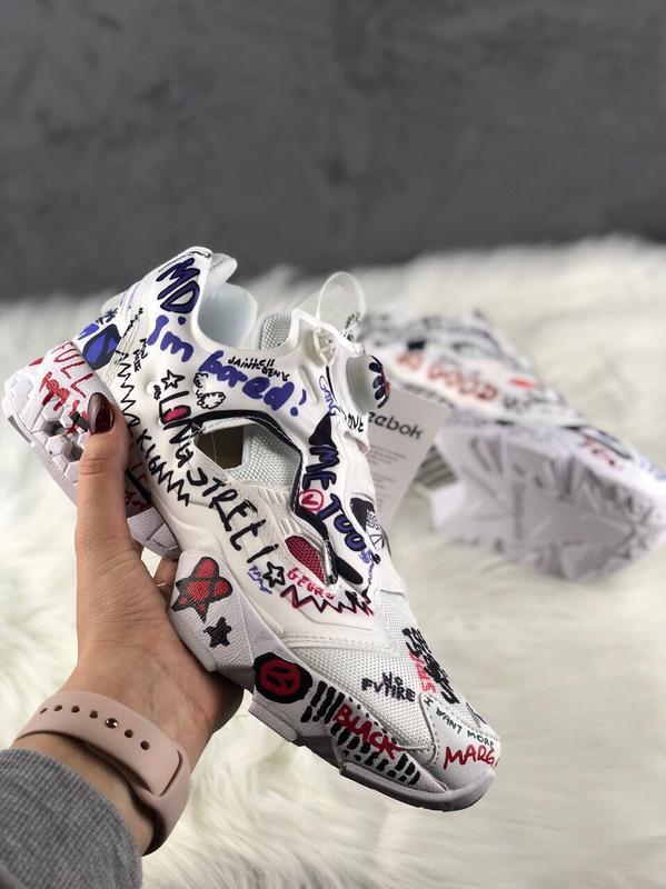 reebok instapump fury vetements doodle