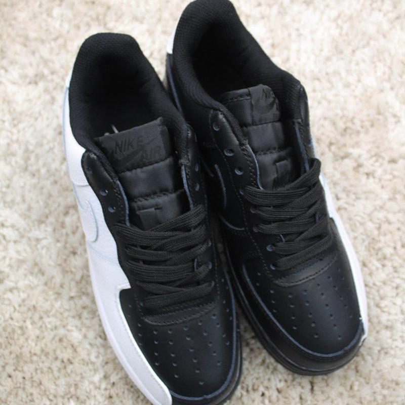 black and white air force 1 split