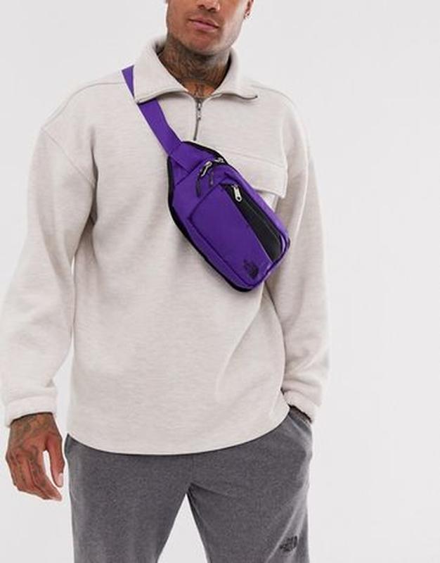 the north face bozer hip pack ii in purple