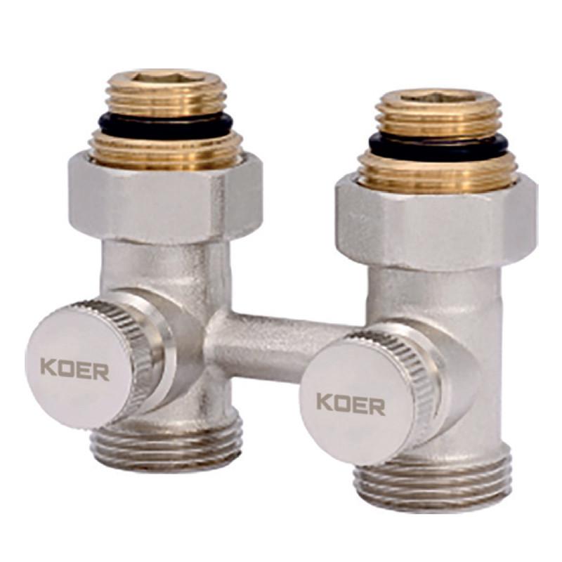 Узел нижнего подключения радиатора прямой 3/4'' KR.1131 KR2815 - 328 ...