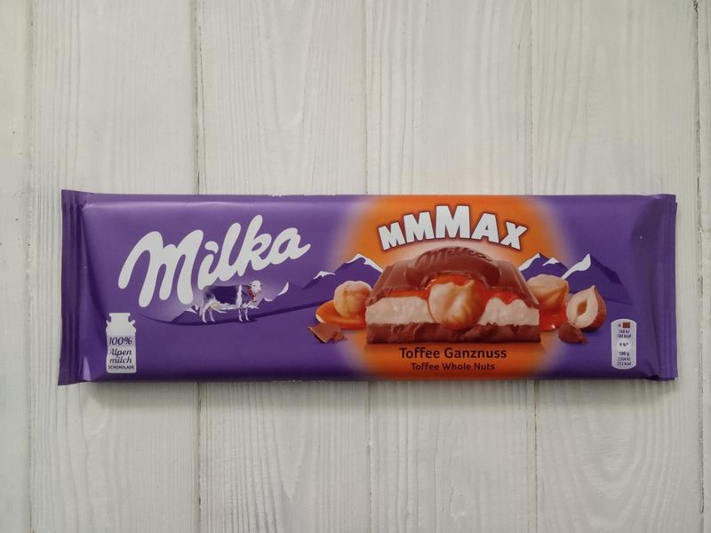 Шоколад Milka Toffee whole Nuts 300 гр