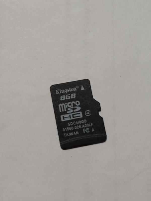 Карта памяти Kingston microSD 8Gb 8Гб