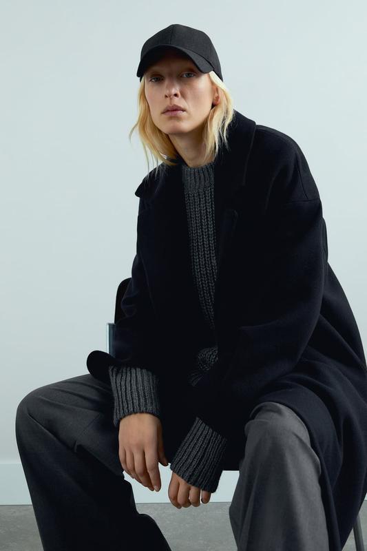 Пальто шерсть от zara коллекция 2020 шикарное качество ...