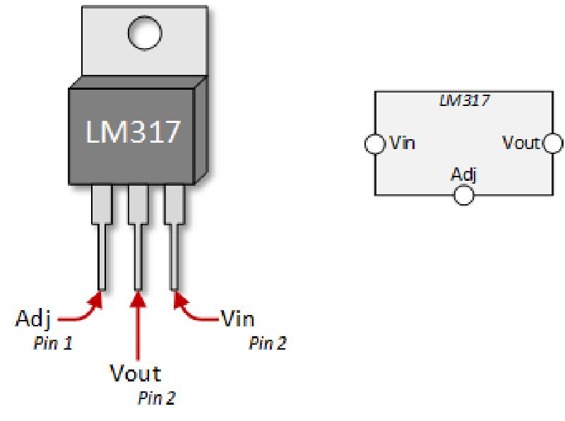 Lm317 даташит схема