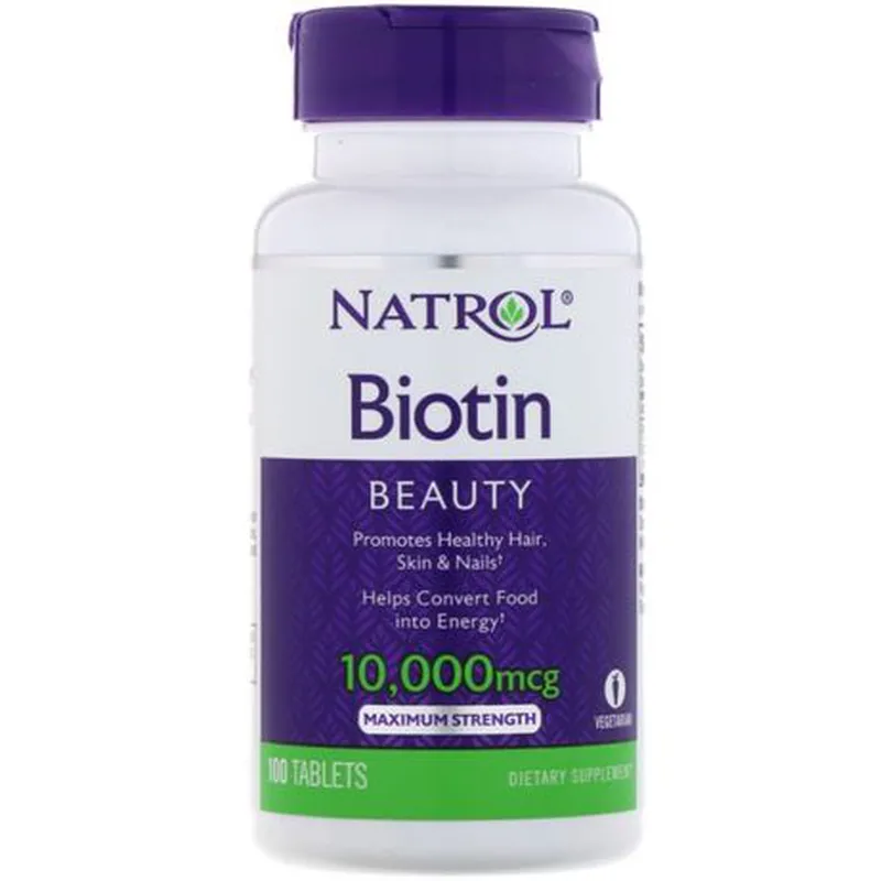 Витамины Natrol Biotin Биотин 100 таб. 10 000мкг США