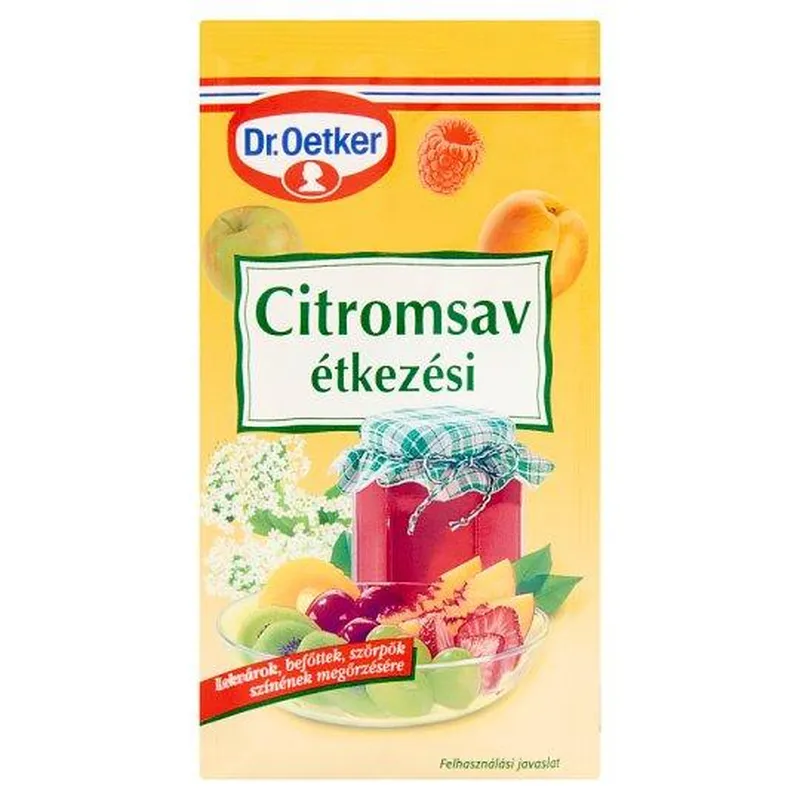 Лимонная кислота пищевая Citromsav Dr.Oetker 30 грамм Венгрия