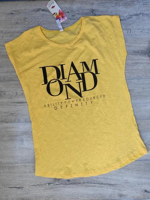 Женская хб футболка турция базовая удлиненная  желтая футболка...