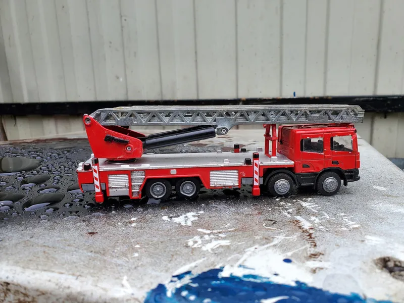 Пожарная машина автолестница игрушка пожарная машина железная ...