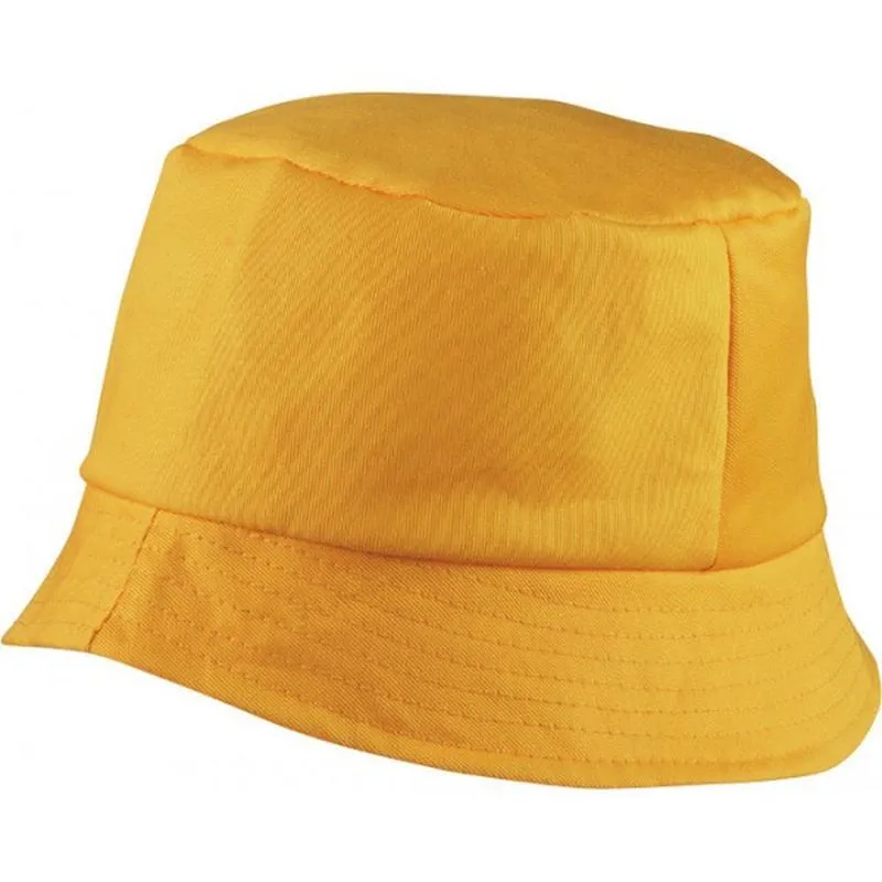 Красивая хлопковая панама bob hat (жёлтая)