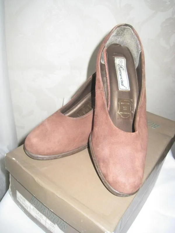 Туфли замшевые женские коричневые eurowind