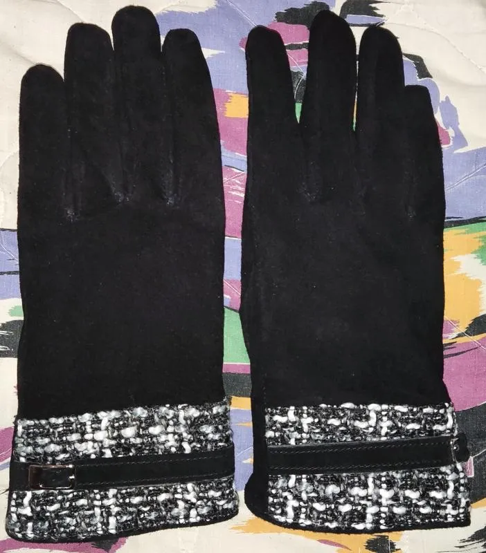 Кожаные, замшевые перчатки isotoner