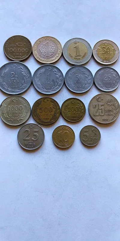 Подборка монет Турции