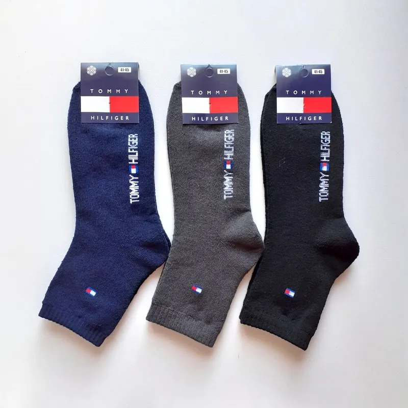 Махрові чоловічі шкарпетки Tommy Hilfiger (т-207)