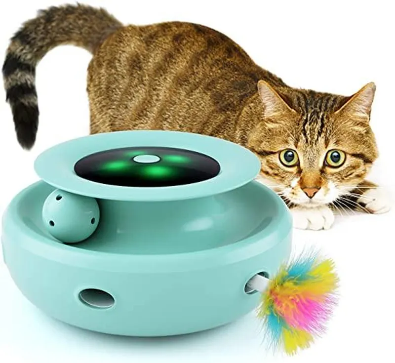 Игрушки для кошек для домашних кошек Интерактивная игрушка с п...